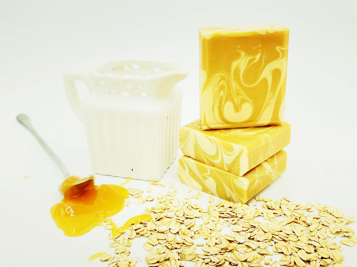 Oatmeal, Milk, &amp; Honey All Natural Artisan Soap