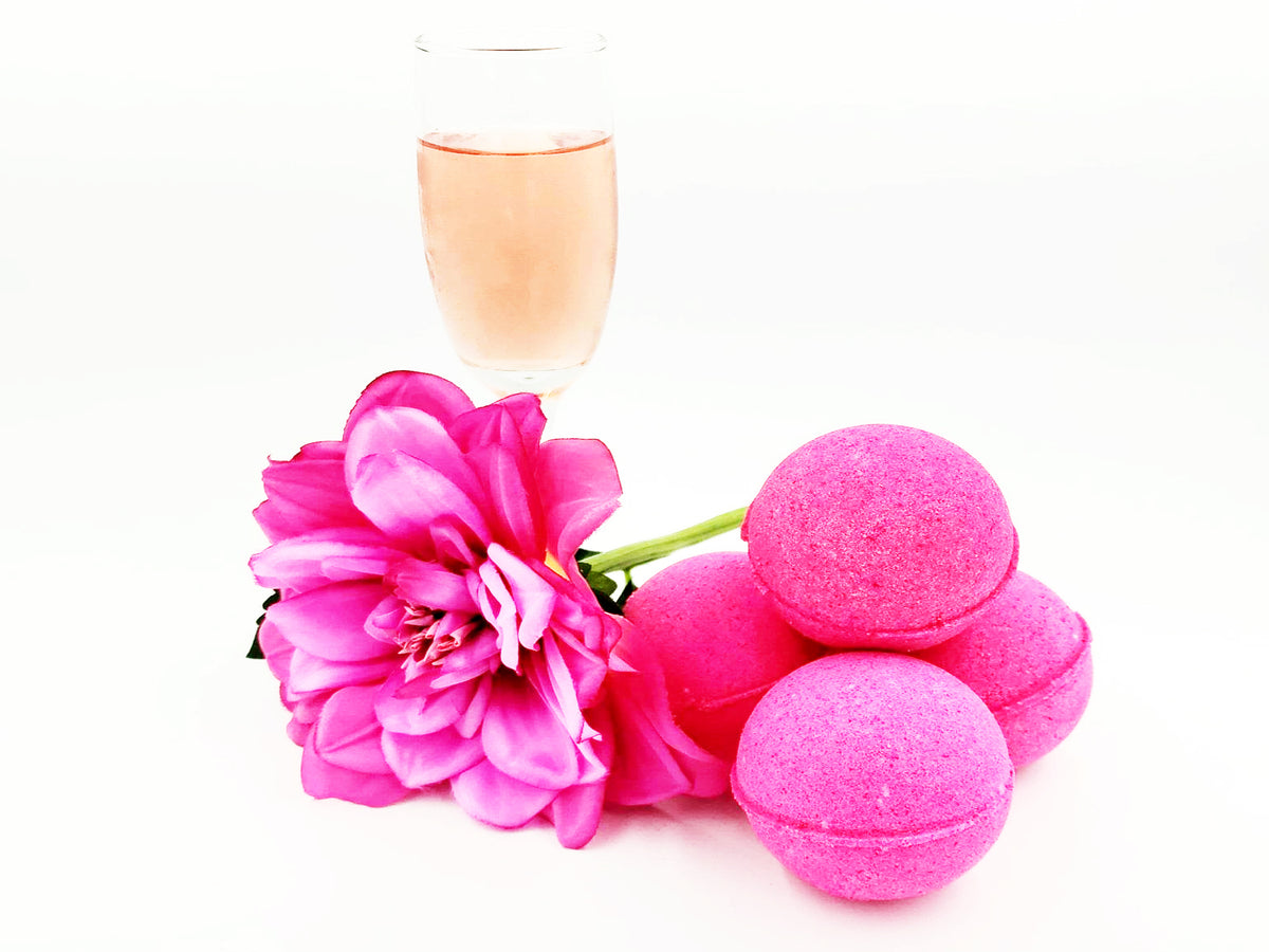 Pink Berry Mimosa Moisturizing Bath Bomb